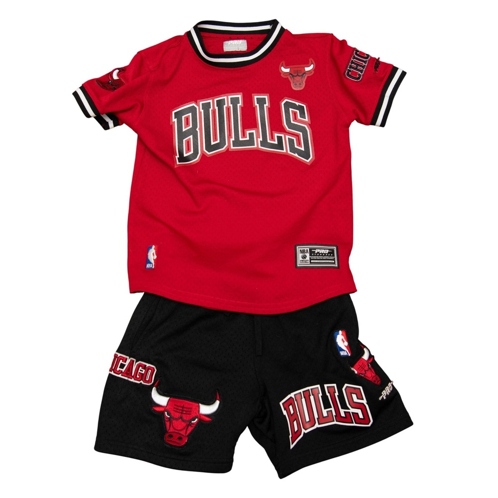 Pro Standard Chicago Bulls Kids Jersey Shorts Set NBA HypeBeast Urban Streetwear